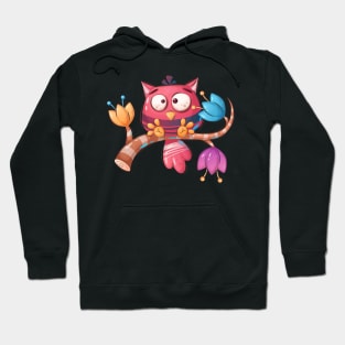 Funny Owl Bird Hoodie